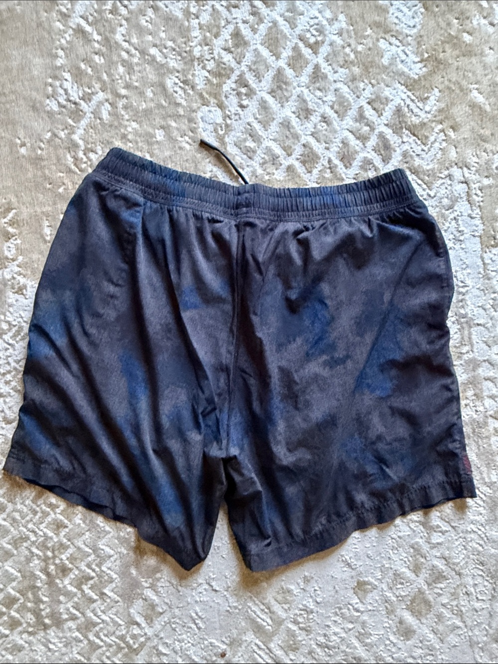 RHONE Men's Navy-Black Elastic Waist Athletic Shorts - Picture 3 of 3